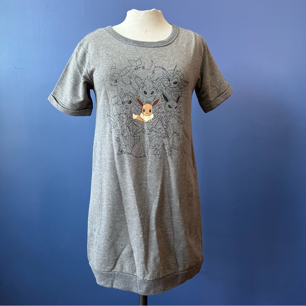Pokemon Gray Tunic with Eevee Design